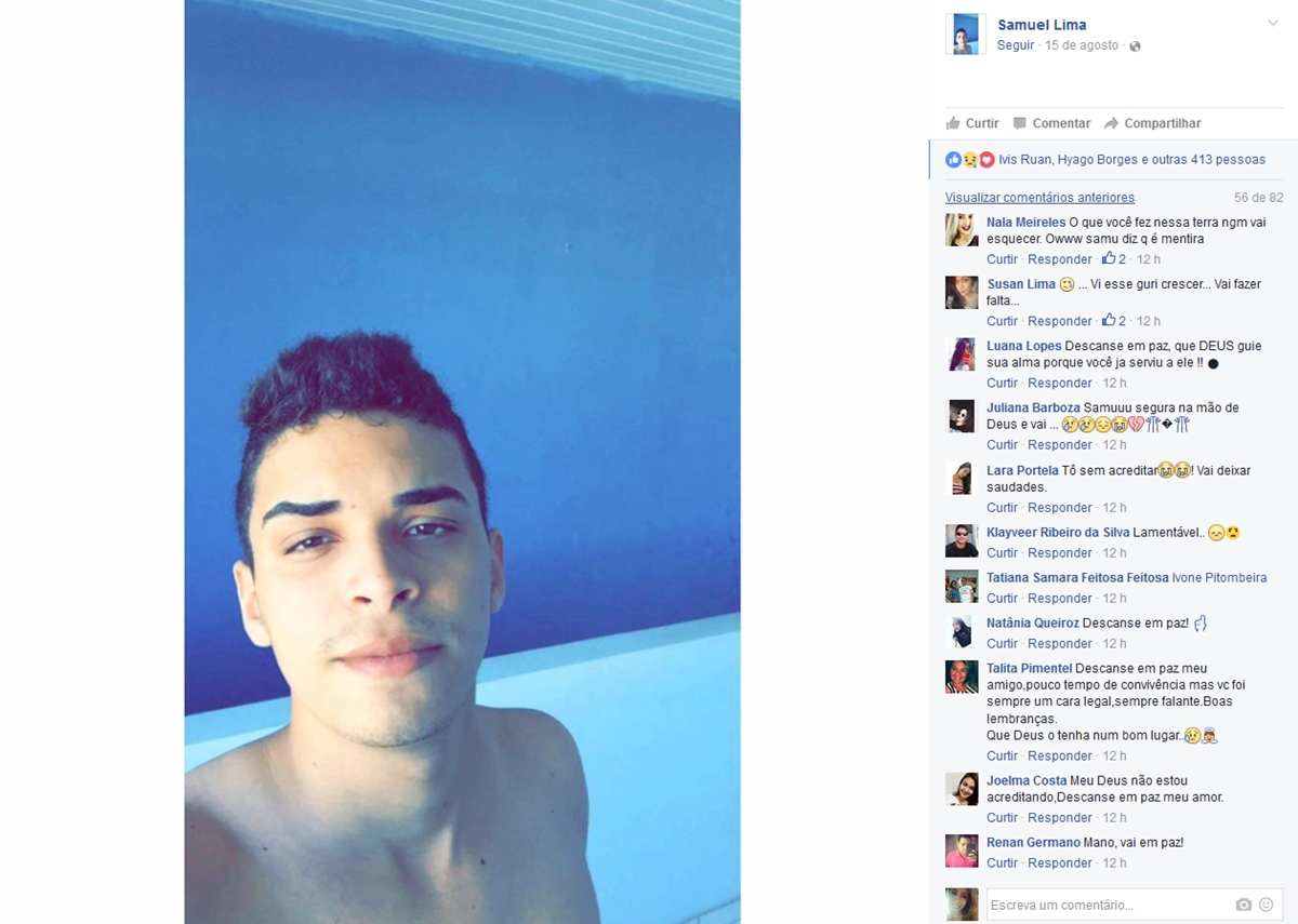 Amigos lamentam morte de Samuel 