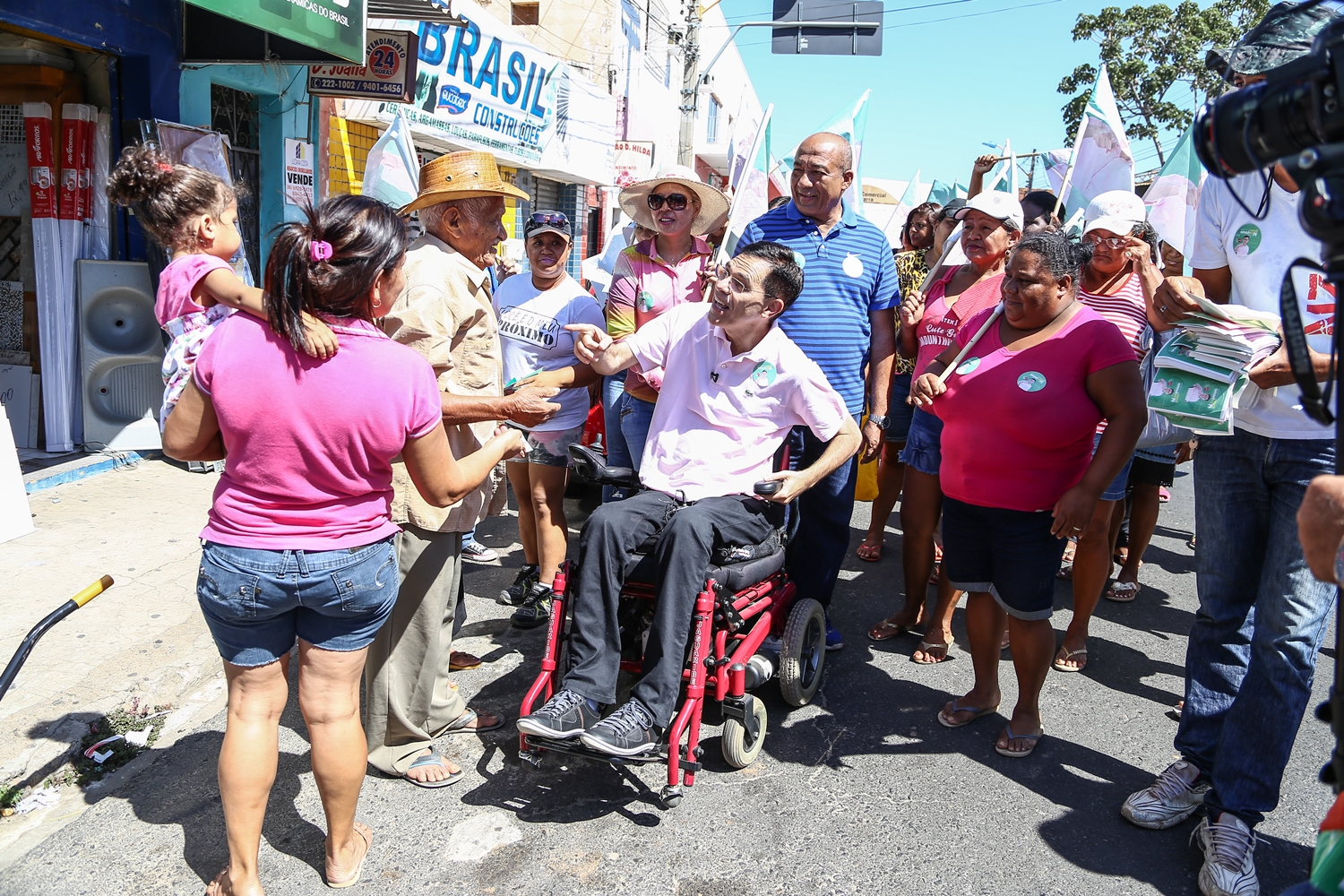 Caminhada Amadeu Campos no bairro Piçarra 