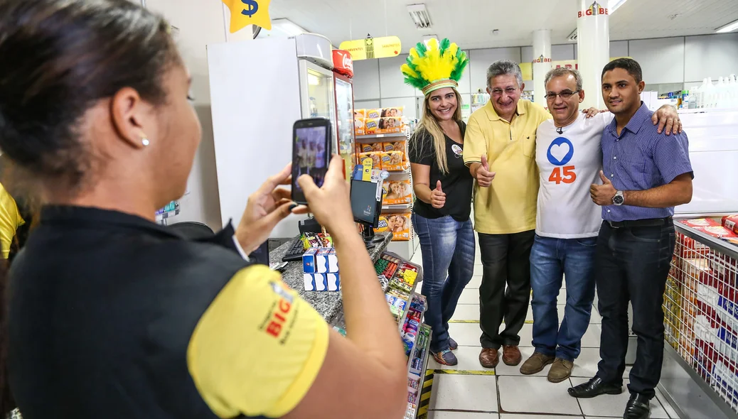 Firmino Filho Pousando para a foto na caminhada no Parque Piauí 