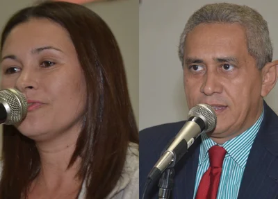 Vereador José Luís de Carvalho (PTB) e Dalva Mocó