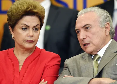 Presidente Dilma e Michel Temer