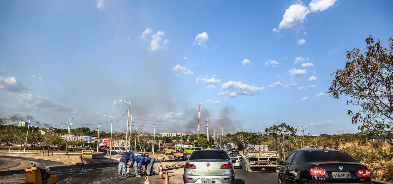 Obras causam Congestionamento na Ponte Wall Ferraz
