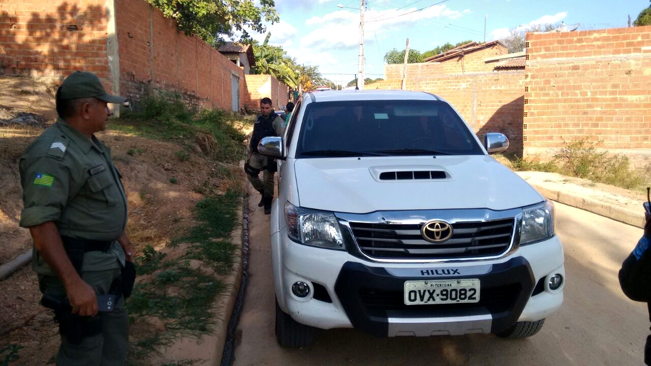 Veículo recuperado na Palitolândia