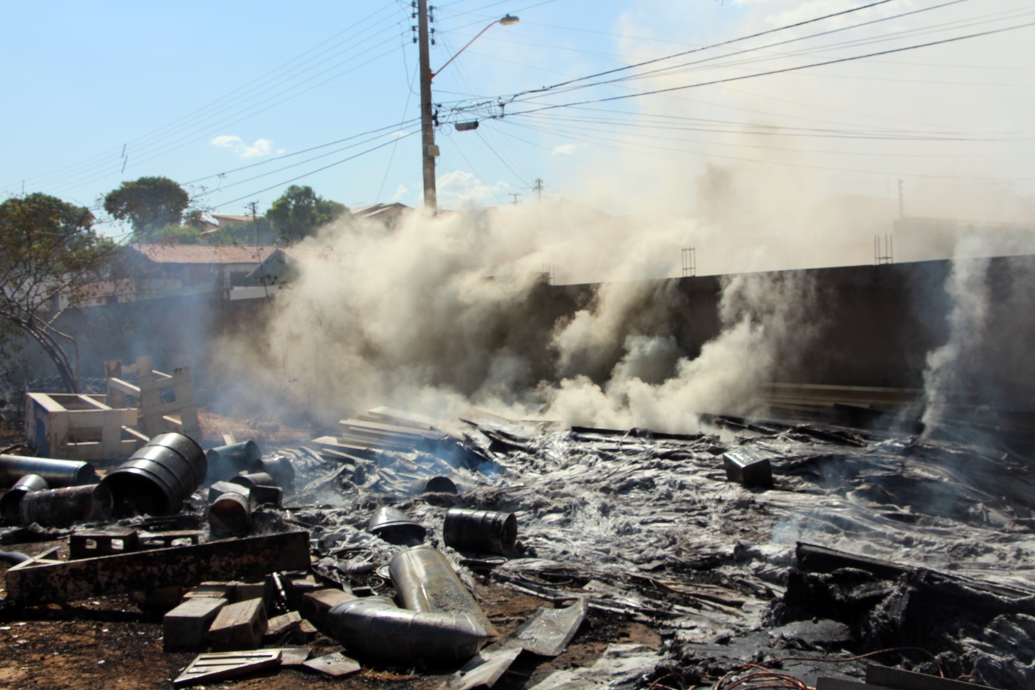 Incêndio na zona leste de Teresina