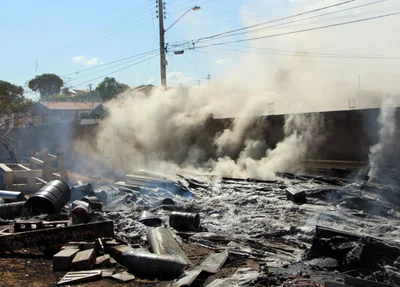 Incêndio na zona leste de Teresina