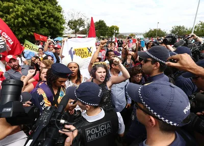 Manifestação contra impeachment em Brasília