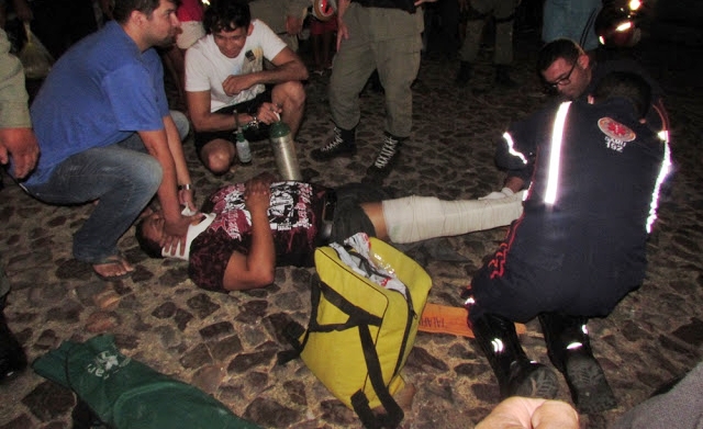 Policial federal lesionado em Parnaíba