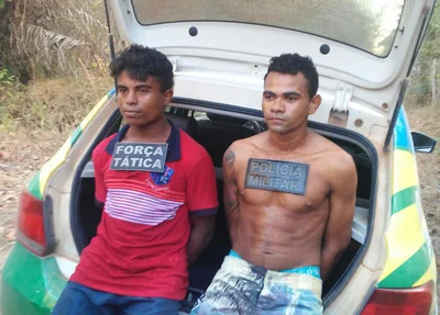 Dupla presa após perseguição