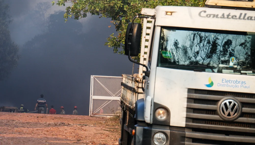 Incêndio atingiu setores do Almoxarifado Central da Eletrobras