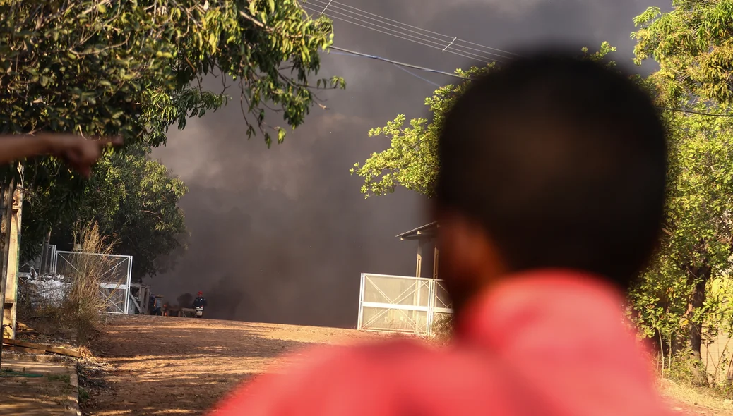 Incêndio na Central da Eletrobras em Teresina 