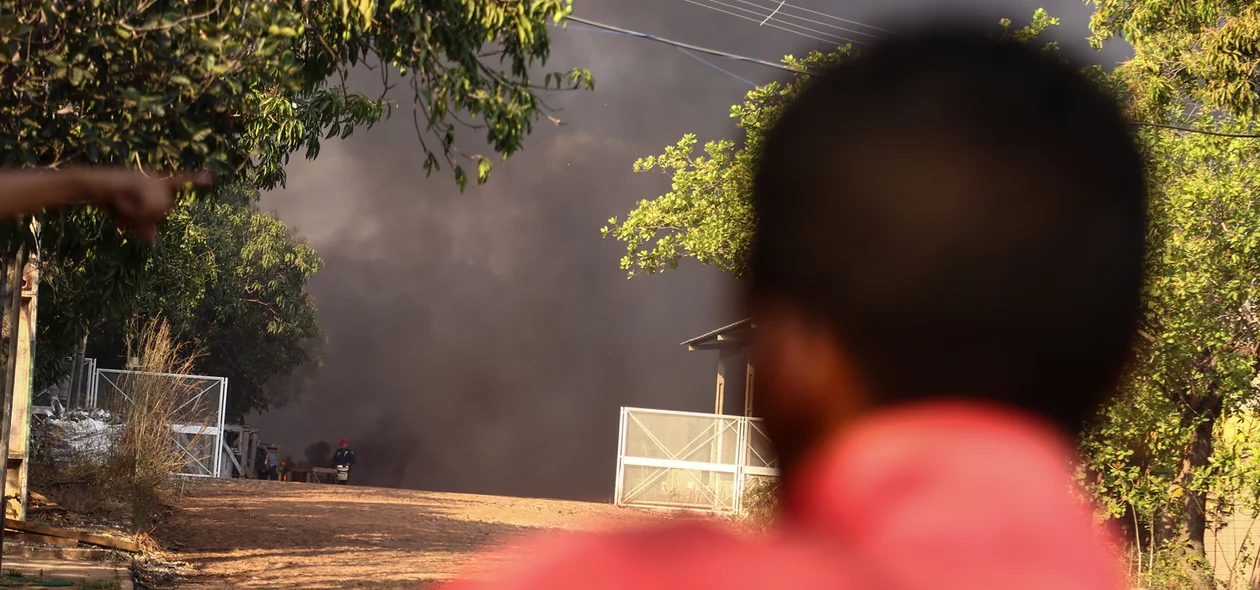 Incêndio na Central da Eletrobras em Teresina 