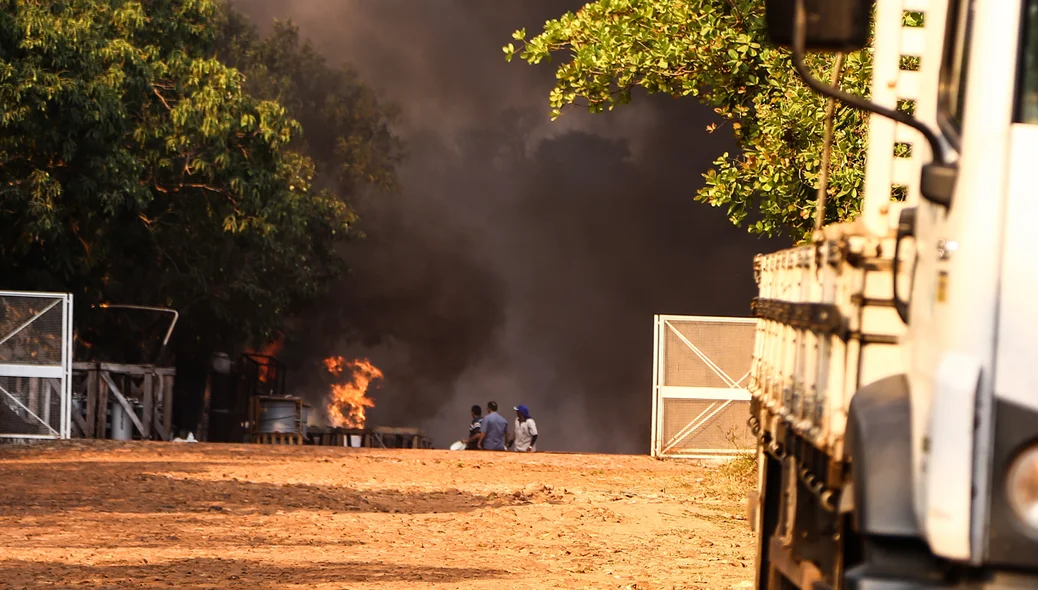 Incêndio na Central da Eletrobras
