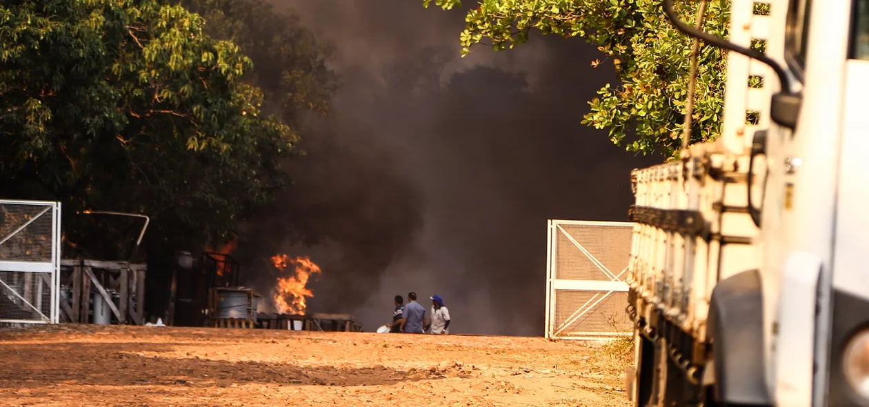 Incêndio na Central da Eletrobras