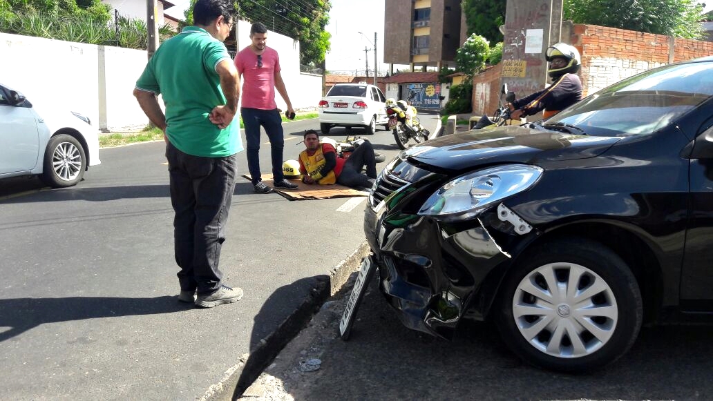 Acidente no bairro São Cristóvão