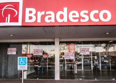 Bancos em Teresina em greve