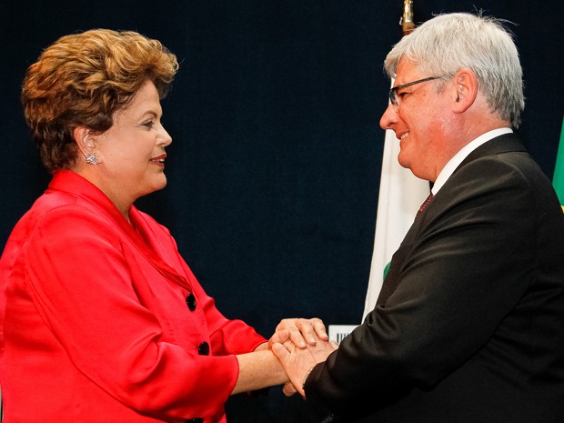 Procurador-geral da República, Rodrigo Janot e Dilma Rousseff