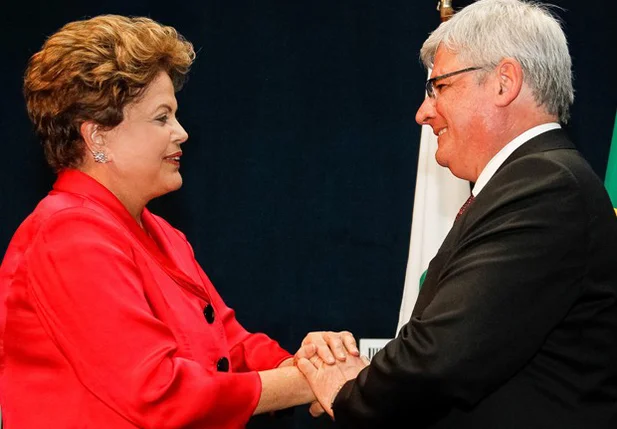 Procurador-geral da República, Rodrigo Janot e Dilma Rousseff