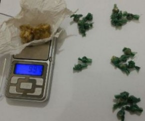 Droga apreendida em Floriano