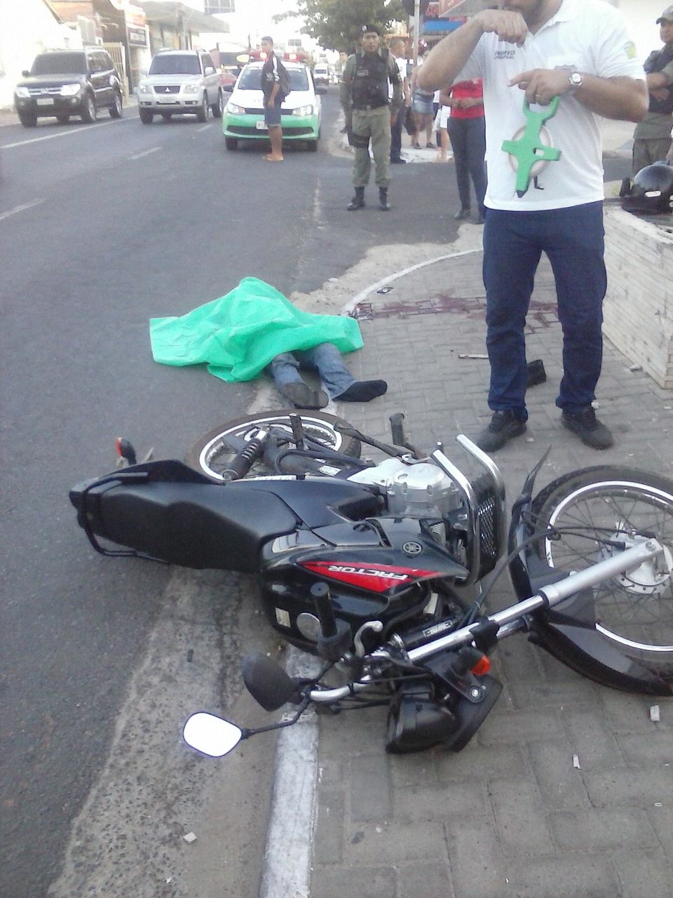 Acidente no centro de Teresina