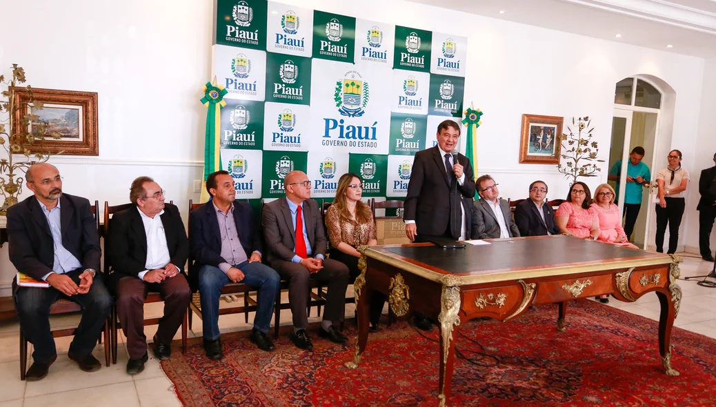 Governador em seu pronunciamento