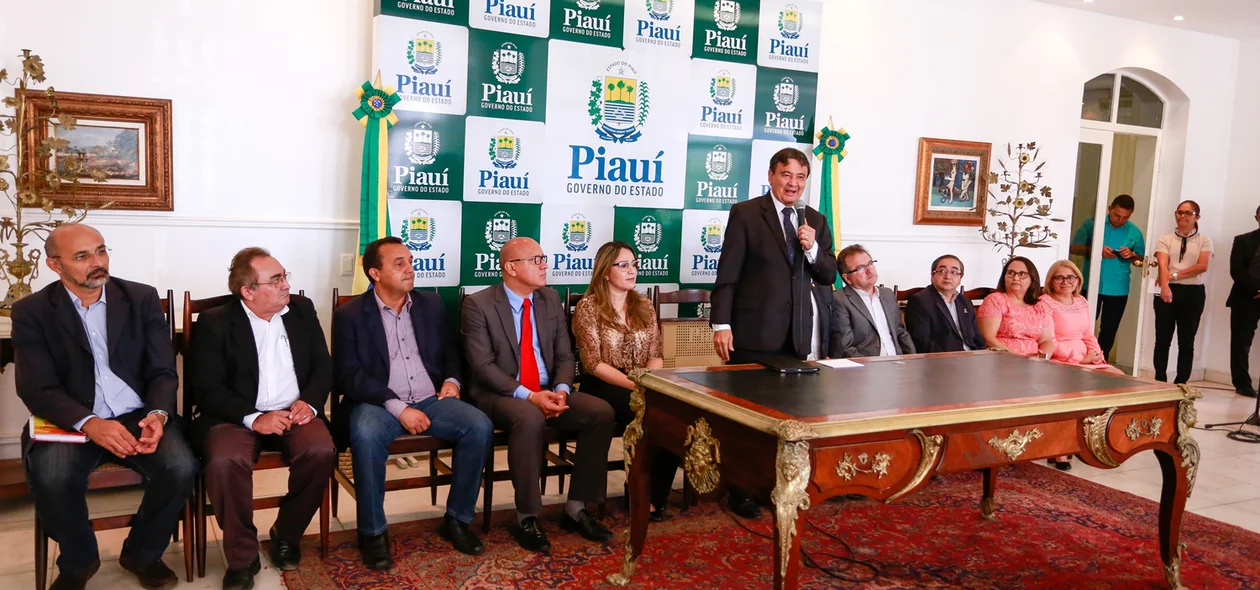 Governador em seu pronunciamento