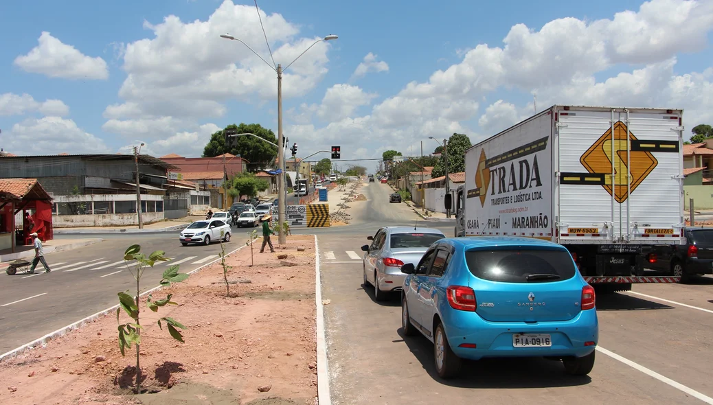 Proximidades da Ponte Anselmo Dias em Teresina 