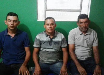 Luiz, José e Martinho , da esquerda para direita.