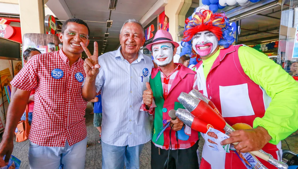 Dr. Pessoa em caminhada na zona sul
