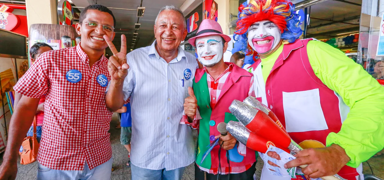 Dr. Pessoa em caminhada na zona sul
