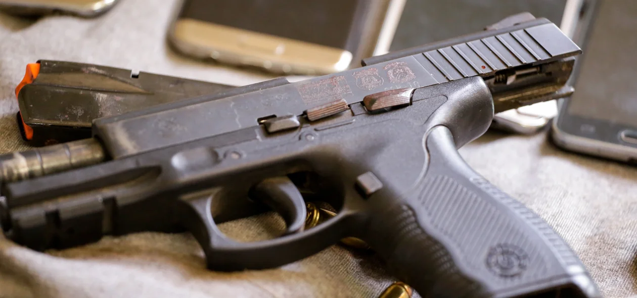 Pistola de Tocantins apreendida