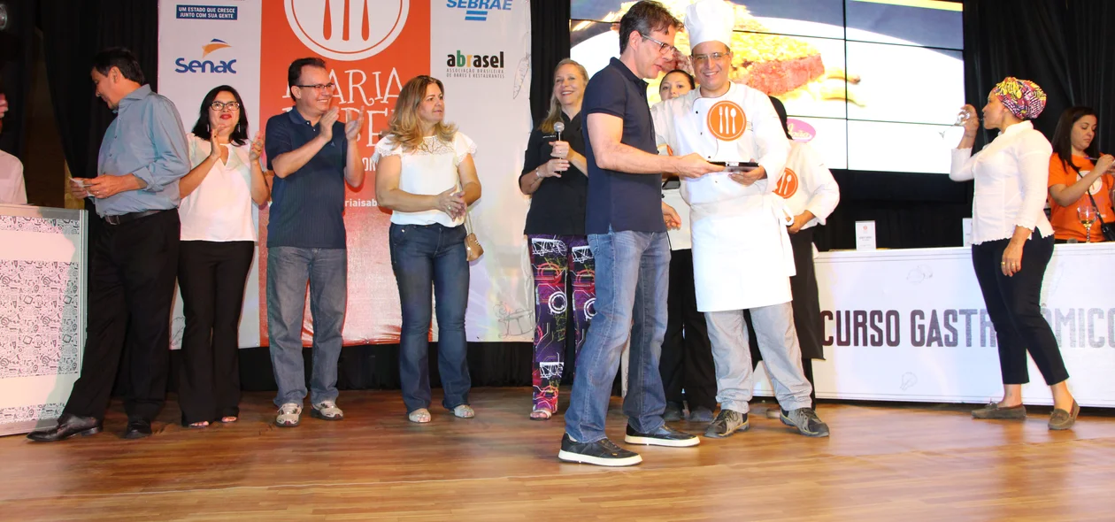 Entrega de troféu