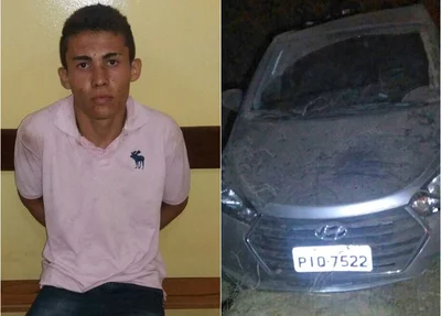 Acusado foi preso após perseguição
