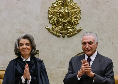 Cármen Lúcia e Michel Temer