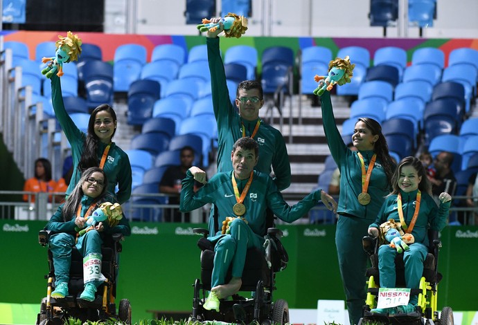 Ouro na bocha nos Jogos Paralímpicos