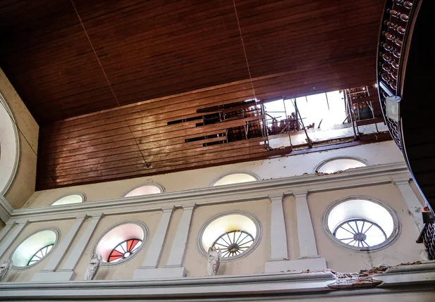 Teto da igreja de São Benedito em Teresina Piauí 