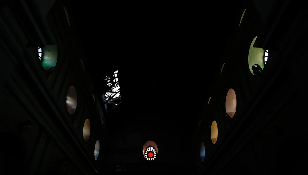 Teto da igreja de São Benedito
