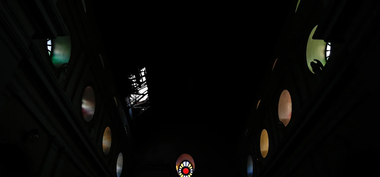Teto da igreja de São Benedito