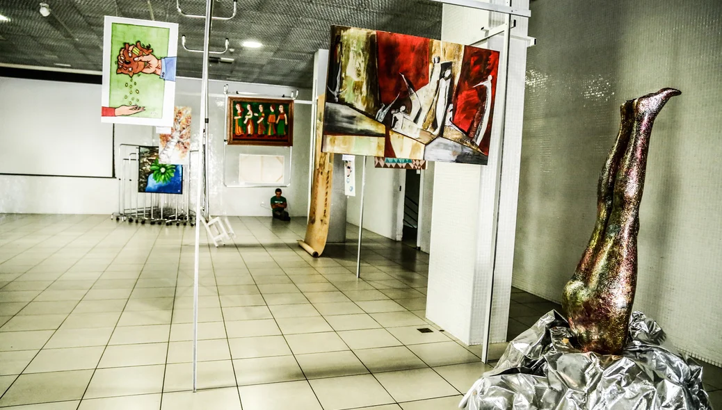 De pernas pro ar"  9ª Exposição dos Artistas 