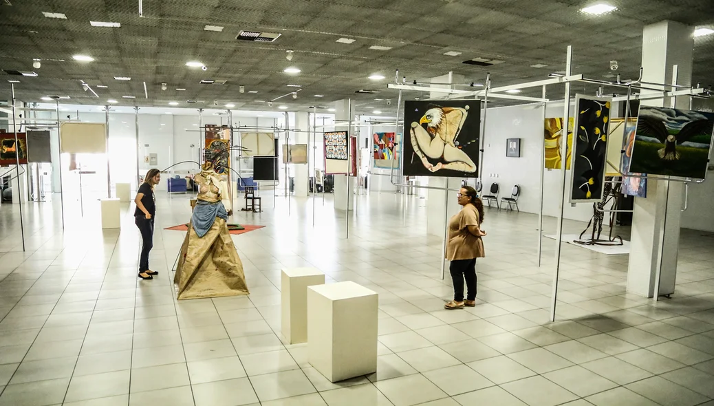 Espaço da exposição dos Artistas 