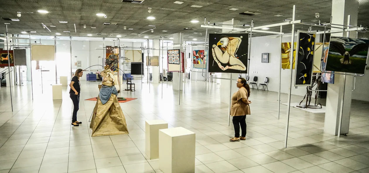 Espaço da exposição dos Artistas 