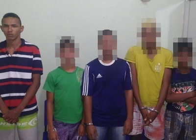 Quatro menores foram apreendidos