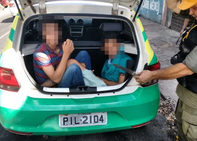 Dupla apreendida pelo BPRE