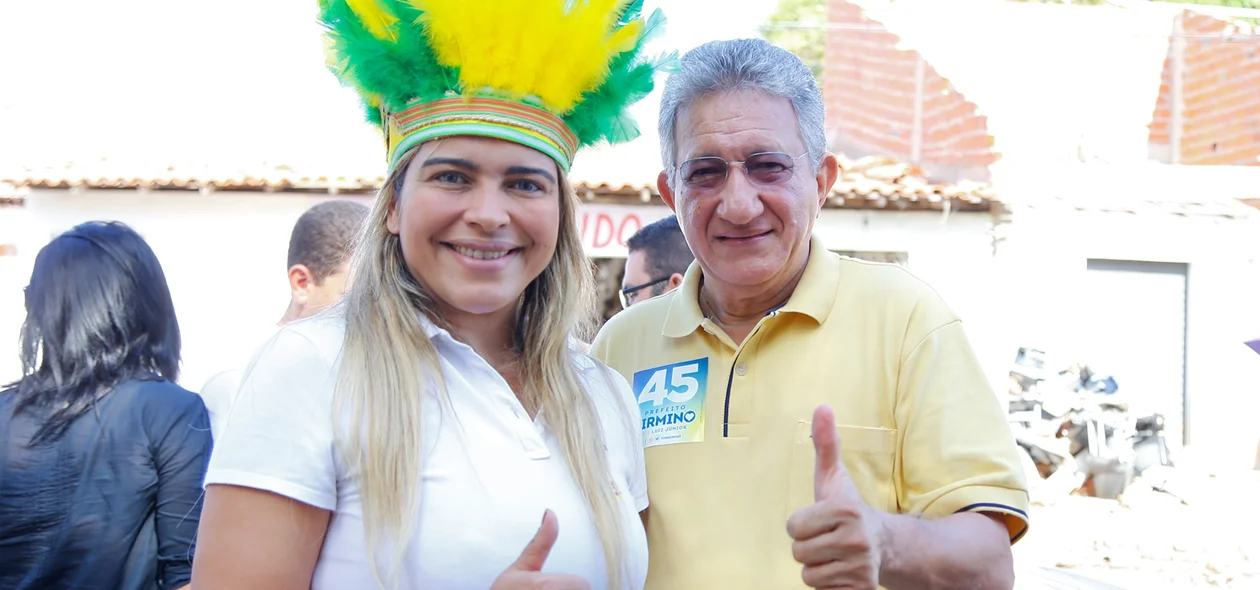 Luiz Júnior na caminhada no mocambinho 
