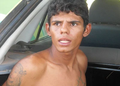 Marcos André em uma de suas prisões