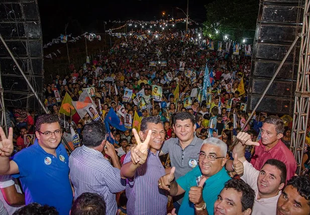 Comício em Cocal 