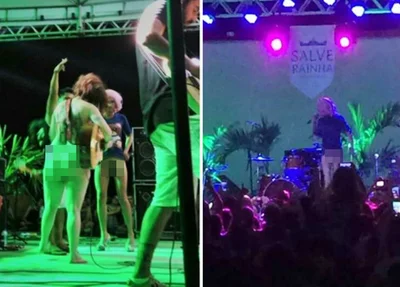 Ato de nudez no Parque da Cidadania em Teresina