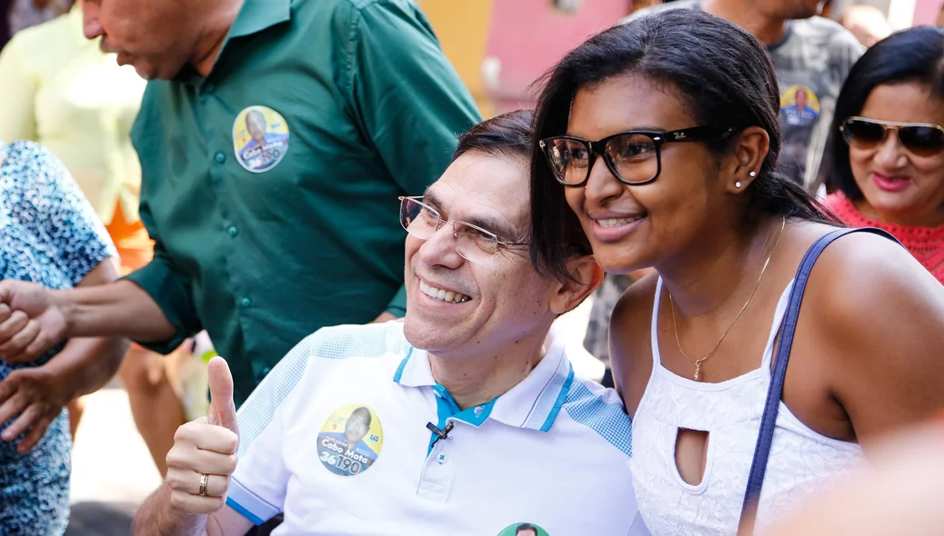 Amadeu Campos com o povo em Teresina 