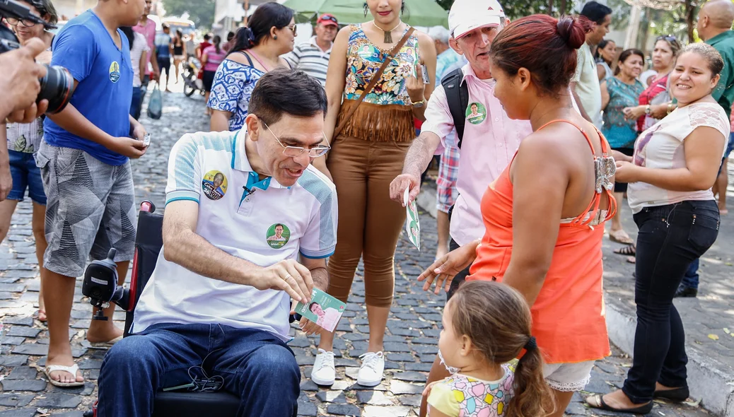 Amadeu Campos no centro de Teresina Piauí 