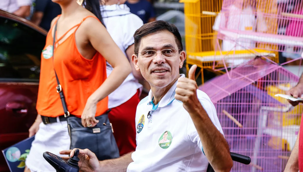 Amadeu feliz com a campanha 