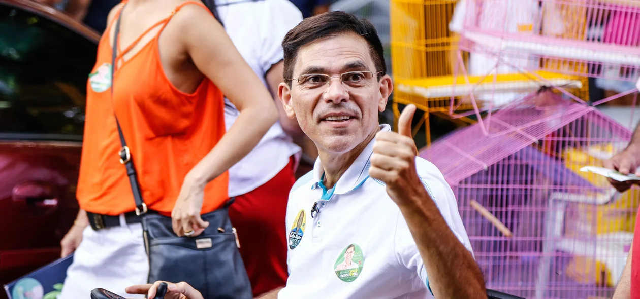 Amadeu feliz com a campanha 